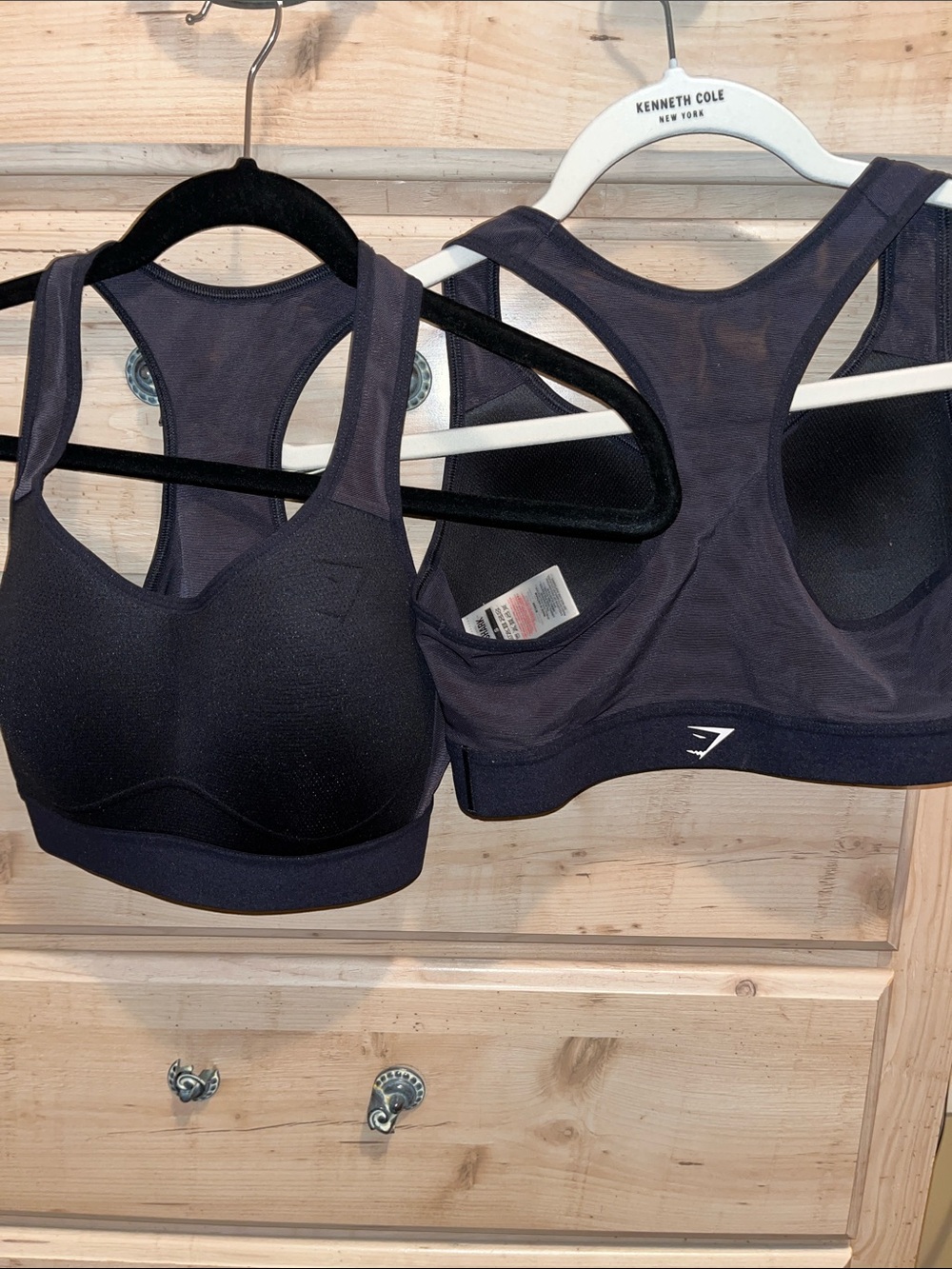 Gymshark Black Racerback Sports Bra Pair - Never-worn